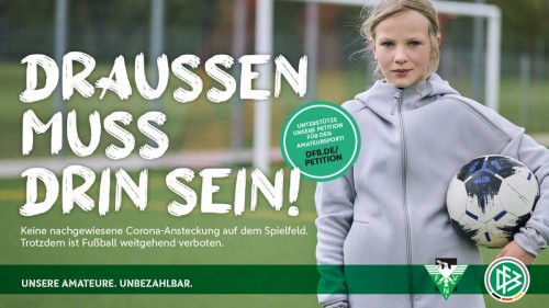 Petition für Amateursport an den Deutschen Bundestag: "Draußen muss drin sein"