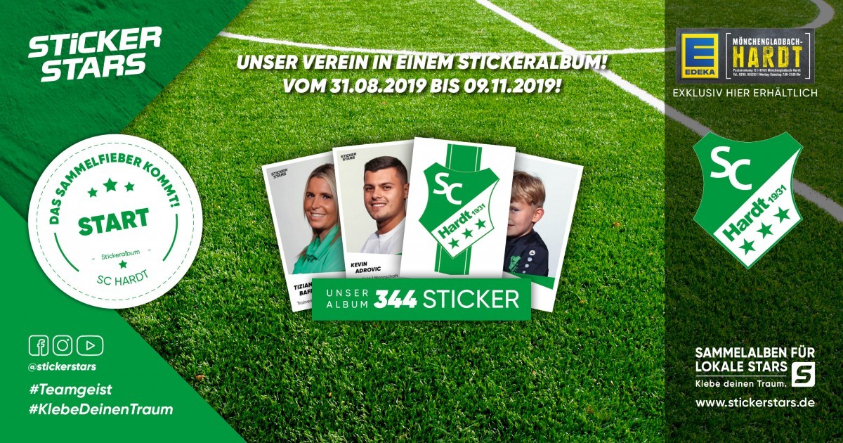 JETZT GEHTS LOOOS!Der Verkauf der Sticker und Alben beginnt💚