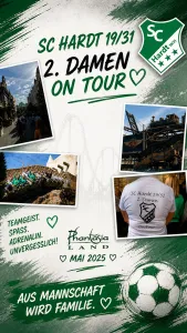 SC Hardt 19/31 – 2. Damen on Tour 💚🤍