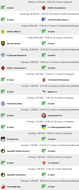 5 Pokalspiele unserer Teams --> Los geht es heute Abend um 20:00 Uhr