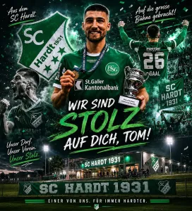 >> WIR SIND STOLZ AUF DICH, TOM!