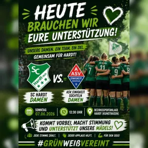 HEUTE BRAUCHEN WIR EUCH! Unsere Damen kämpfen weiter für ihr Ziel