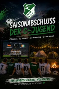 ⚽🏕️ Saisonabschluss der C-Jugend 🏕️⚽